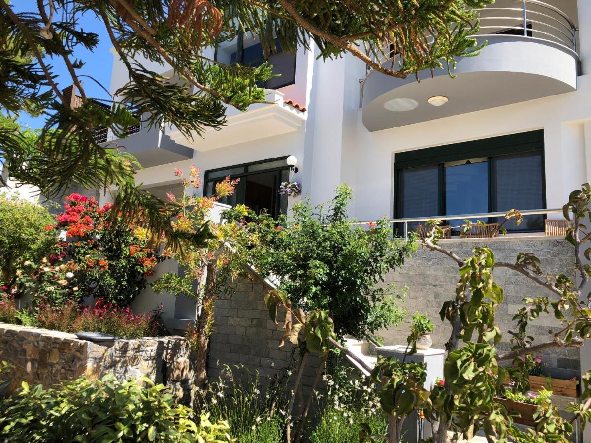 Paradisos Luxury Villas Next To Beach Koutsourás エクステリア 写真