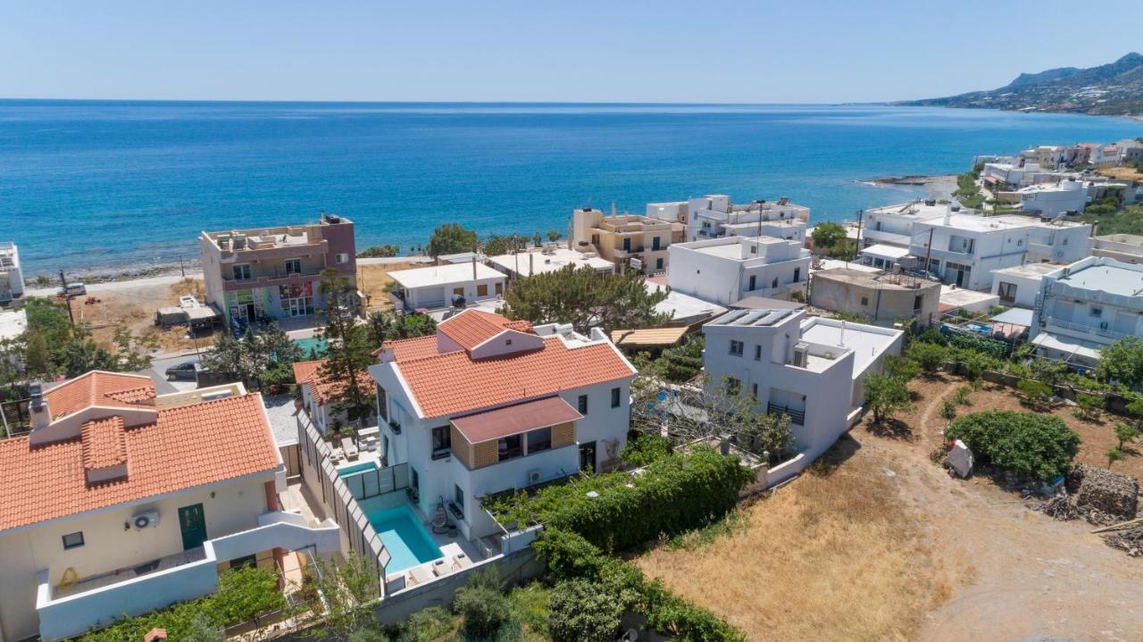 Paradisos Luxury Villas Next To Beach Koutsourás エクステリア 写真