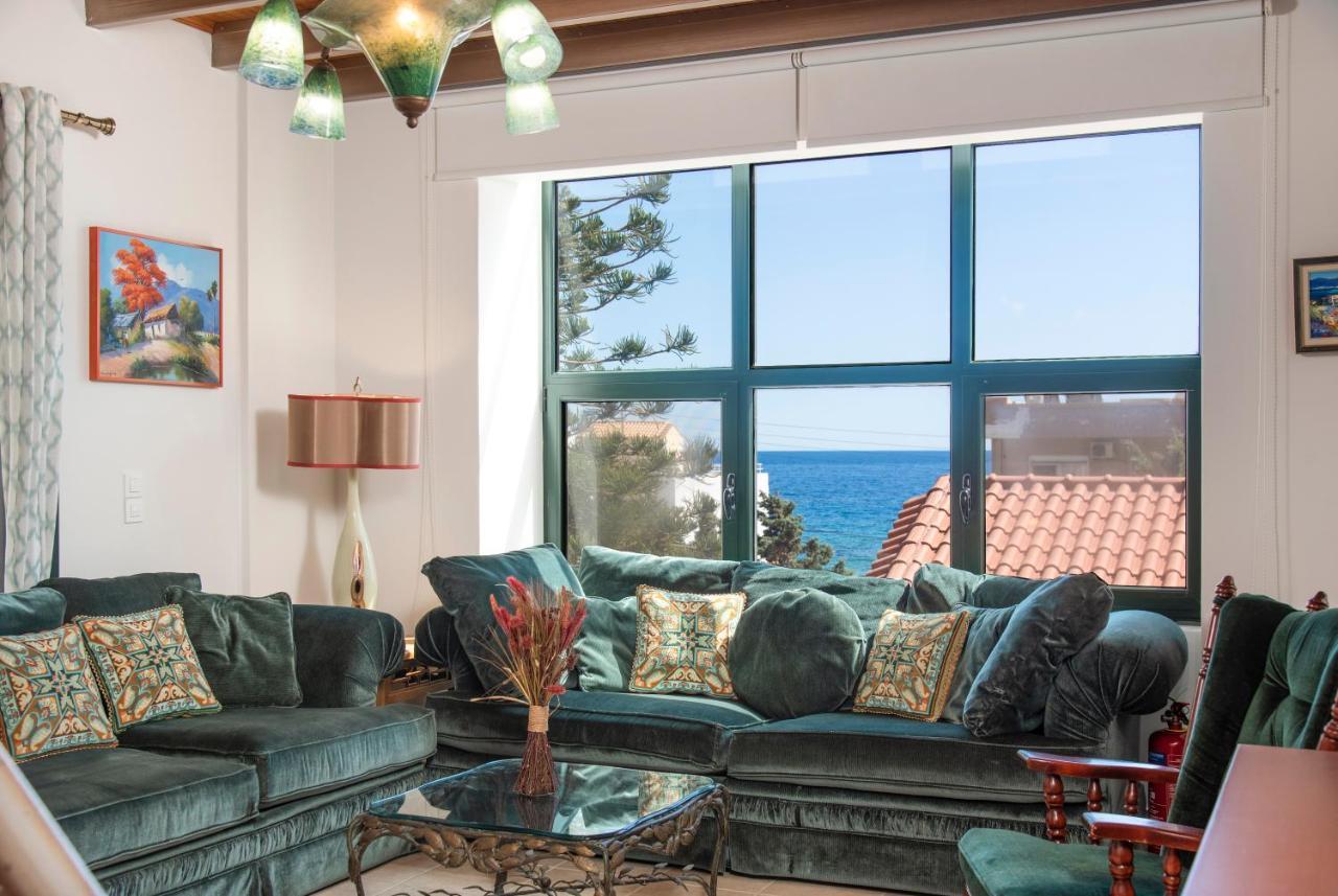 Paradisos Luxury Villas Next To Beach Koutsourás エクステリア 写真