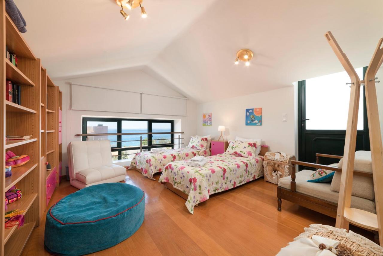 Paradisos Luxury Villas Next To Beach Koutsourás エクステリア 写真
